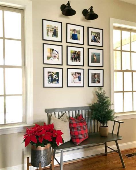 Rustic Bench With Gallery Wall Soul Lane