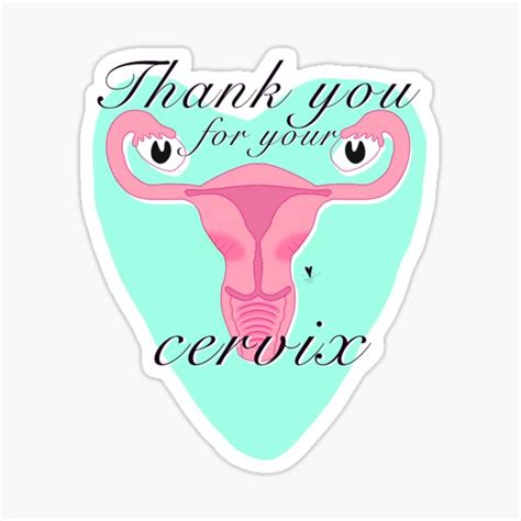 Thank You For Your Cervix Sticker For Sale By Toneninas Redbubble