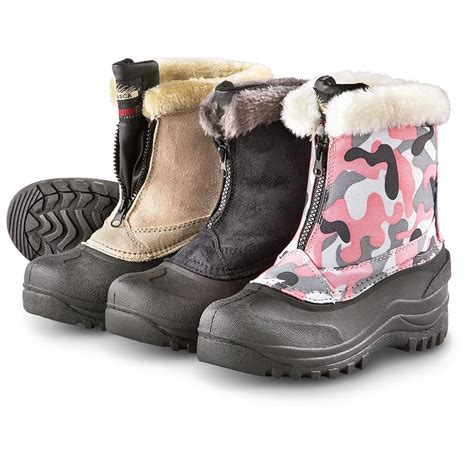 Womens Itasca™ Tahoe Front Zip Boots Pink Camo 165896 Winter And Snow Boots At Sportsmans