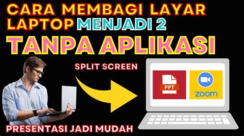 CARA MEMBAGI LAYAR LAPTOP MENJADI 2 TANPA APLIKASI YouTube