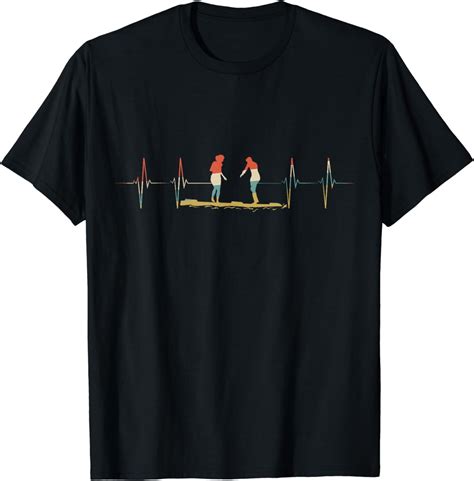 Log Rolling Heartbeat Retro Ecg Ekg T Shirt