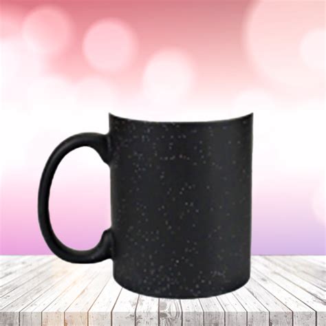 Taza M Gica Negro Con Brillos Para Sublimar Bashira Tienda