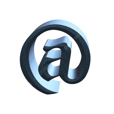 Dark Blue Hd Transparent At Symbol Dark Blue At Mail Symbol Symbol