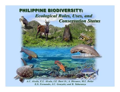 Philippine Biodiversity Ecological Roles Uses And Conservation Status Ppt Free Download