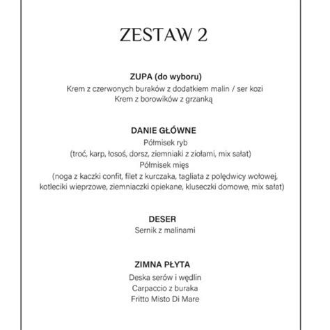 Menu Wigilijne Wi Teczne Spotkania Firmowe Hotel I Restauracja Na