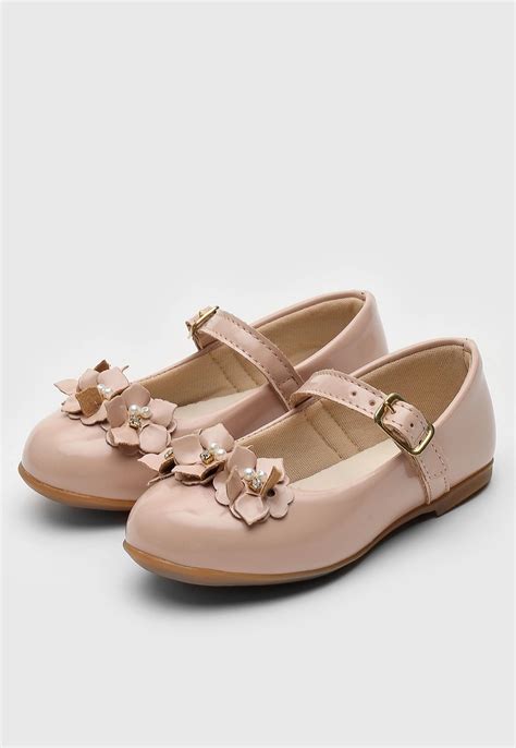 Sapatilha Tricae Infantil Flor Nude Compre Agora Dafiti Brasil