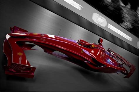 Ferrari F Hovercar Concept Foreshadows The Future Of Motor Racing