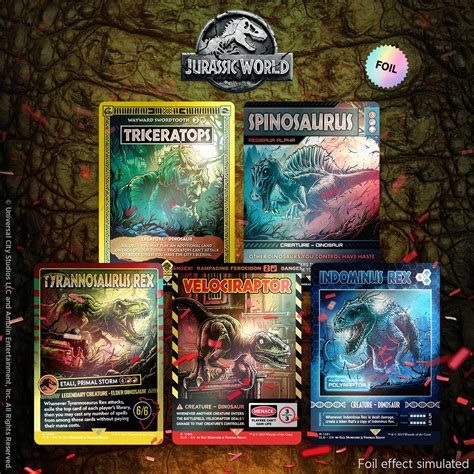 Secret Lair X Jurassic World Life Breaks Free Foil Edition Secret