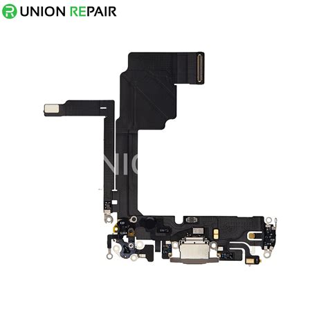 Replacement For Iphone 15 Pro Charging Port Flex Cable Natural Titanium