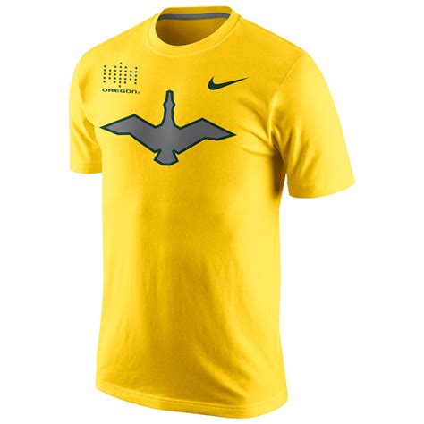 Oregon Ducks Nike Oregon 33 Game Day T Shirt Yellow Oregon Ducks