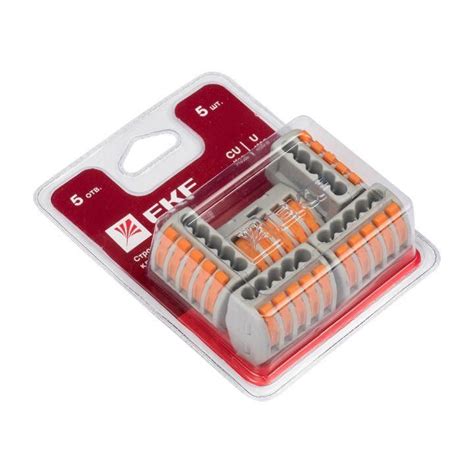 Клемма строительно-монтажная СМК 222-415 (блист.5шт) PROxima plc-smk ...