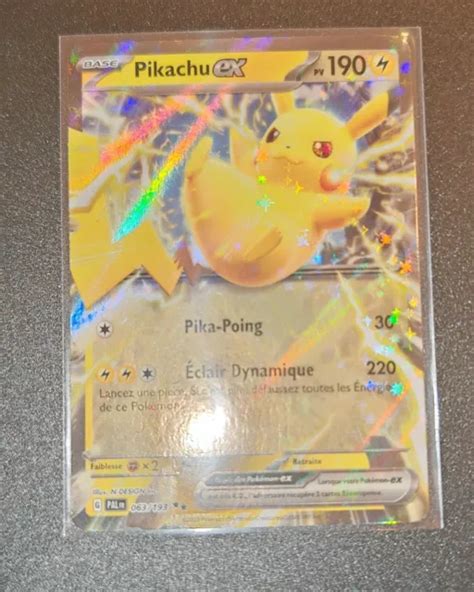 Pikachu Ex Carte Pok Mon Volutions Paldea Ev Neuf Eur