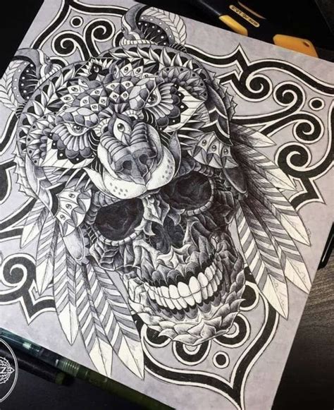 Pin By Derald Hallem On Skull Art Skull Sketch Skull Drawing Skull