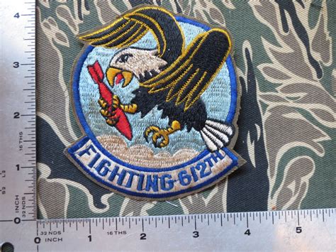 Patch USAF Fighting 612th 612th Tactical Fighter Squadron Etsy