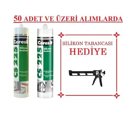 Ceresit Cs225 Silikon Şeffaf Beyaz 280 Gr Fiyatları ve Özellikleri