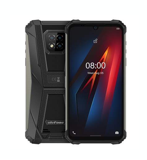 Buy Ulefone Armor 8 4GB 64GB Dual Sim Black Rugged Phone Global