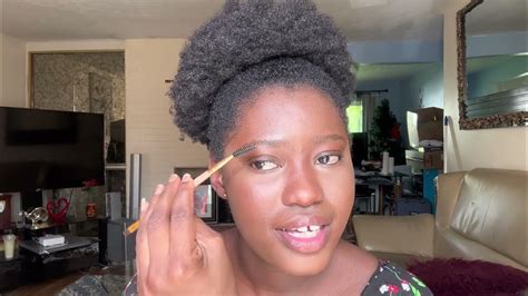 My Updated Makeup Routine Tutorial For Dark Skin Woc Youtube