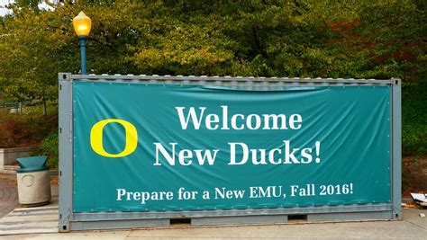 Welcome Sign For New University Of Oregon Ducks A Photo On Flickriver