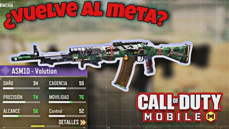 LA MEJOR CLASE PARA LA ASM10 COD MOBILE Asm10 Volution YouTube