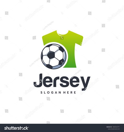 Jersey Store Logo Designs Concept Vector เวกเตอร์สต็อก ปลอดค่า