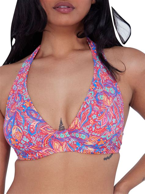 Printed Muse Halter Bikini Top Swimsuit Walmart