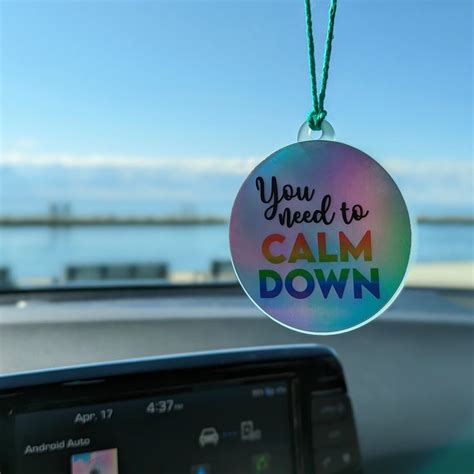 You Need To Calm Down Car Mirror Hanger Car Mirror Hangers Car