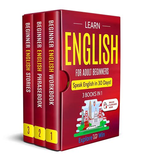 Learn English For Adult Beginners 3 Books In 1 Esl Certified Speak