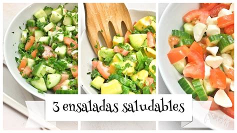 Ensaladas Saludables Youtube