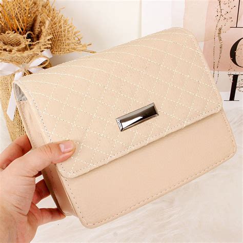 Kit Bolsa Baú Transversal Carteira Feminina Nude Feira da Madrugada SP