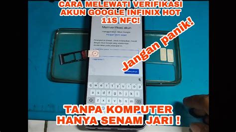 Cara Mudah Melewati Verifikasi Akun Google Frp Bypass Infinix Hot 11s Nfc Tanpa Pc YouTube