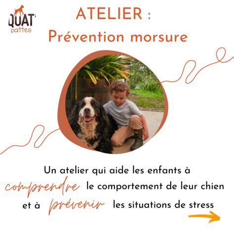 Atelier prévention morsures chien enfants Quat Pattes