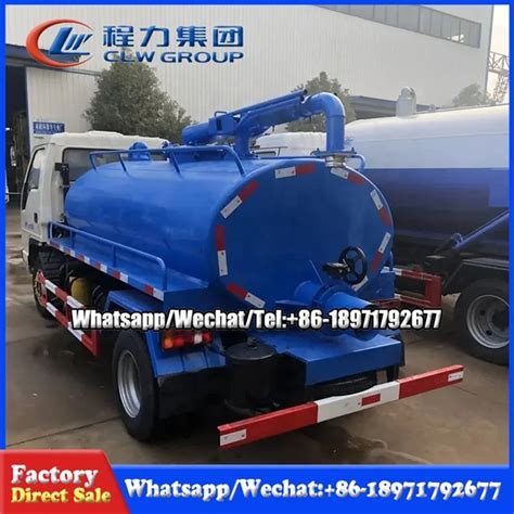 Forland Foton Fecal Sewage Suction Truck 4x2 3cbm Toilet Sucker Truck