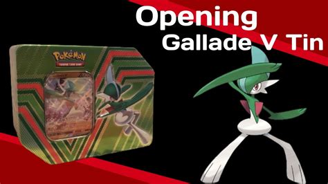 Gallade V Tin Pokemon Opening YouTube