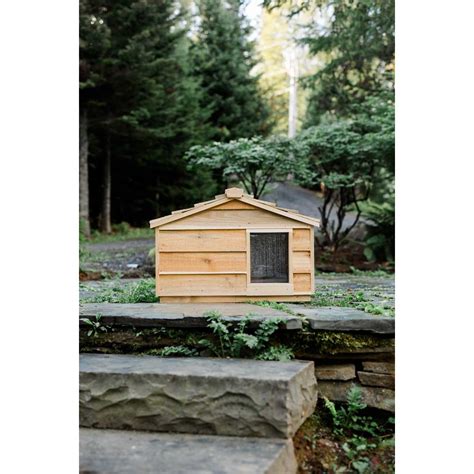 Outdoor Extra Large Cedar Wood Cat House Shelter Uc Exlch 109 206 Uc