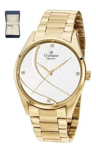 Reloj De Pulsera Champion Elegance Cn W De Cuerpo Color Dorado