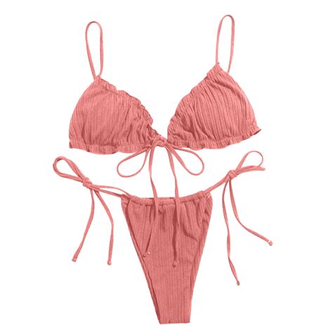 Gunia Women S Swimwear Tankinis Summer Sexy Bikini Two Piece Skinny Covered Hot Spring Bathing