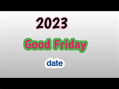 Good Friday Date Good Friday Kab Hai When Is Good Friday