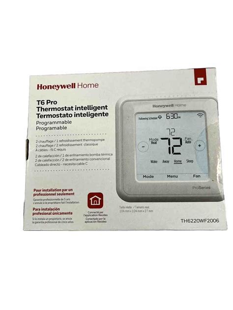 Honeywell Lyric T6 Pro Wi Fi Programmable Thermostat White For Sale Online Ebay