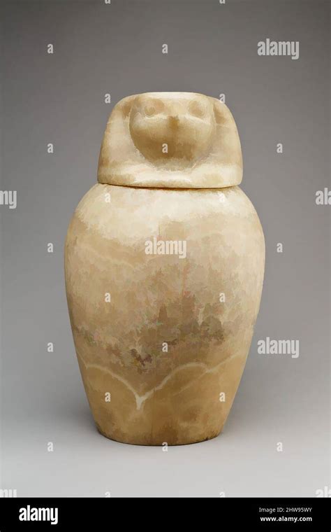 Art Inspired By Canopic Jar With A Falcon Headed Lid Qebehsenuef