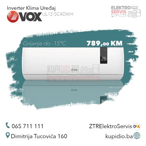 Inverter Klima Ure Aj Vox Ijl Sc Dwh Kucniuredjaji Ba