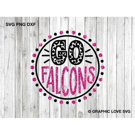 Falcon Svg Png School Spirit Svg Leopard Falcon Svg Glitt Inspire