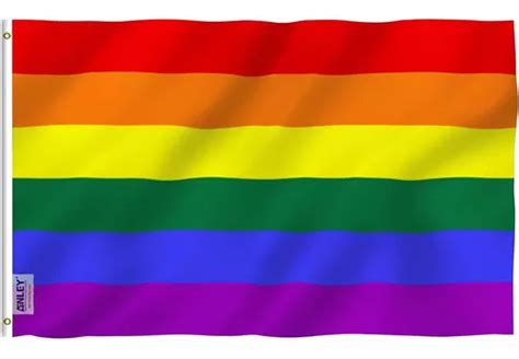 Anley Flag Rainbow Lgbtqi 100 Polyester Cuotas Sin Interés