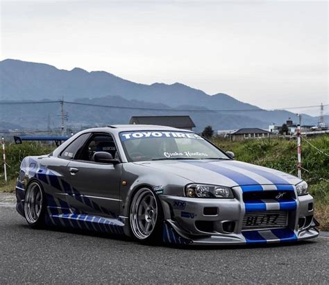 Nissan R34 Skyline And Mk4 Supra Wallpaper