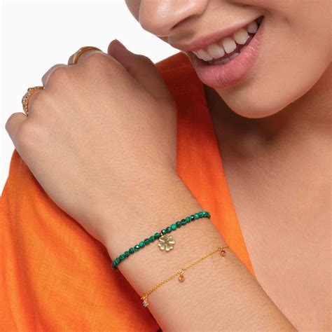 Thomas Sabo Charm Club Armband Farbige Steine Gold Online Kaufen Bei