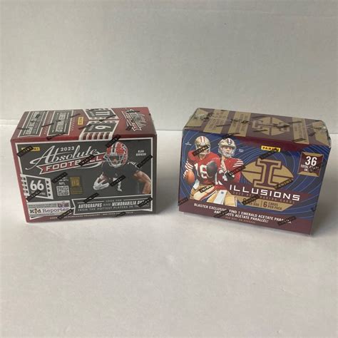 2023 Panini NFL Illusions Absolute Football X 2 Blaster Box Mix