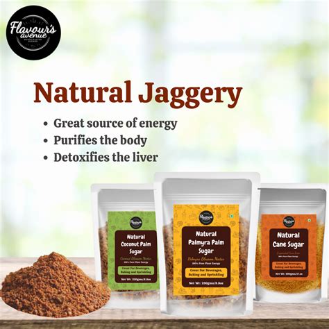 Flavours Avenue Brown Natural Palmyra Palm Sugar Granules Speciality