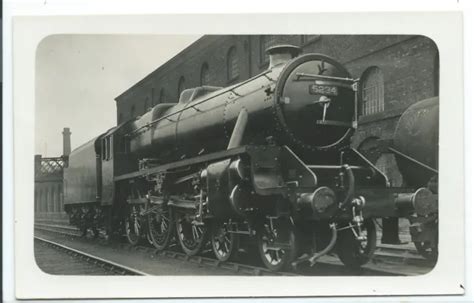 LONDON MIDLAND SCOTTISH RAILWAY LMS Steam Loco No 5234 Real Photo