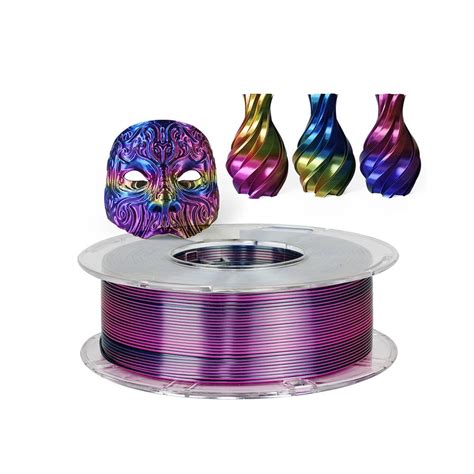 Tricolor SILK PLA Filament Zlatni Srebrni Bakarni