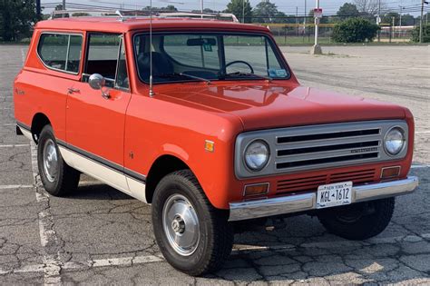 1972 International Harvester Scout II Traveltop 4x4 For Sale On BaT