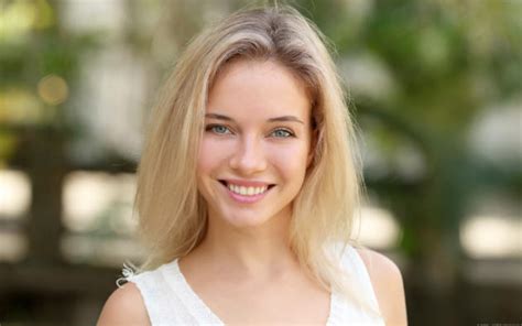 Wallpaper Danica Gorgeous Blonde Beautiful Blue Eyes Outdoors Non Nude Face Natali